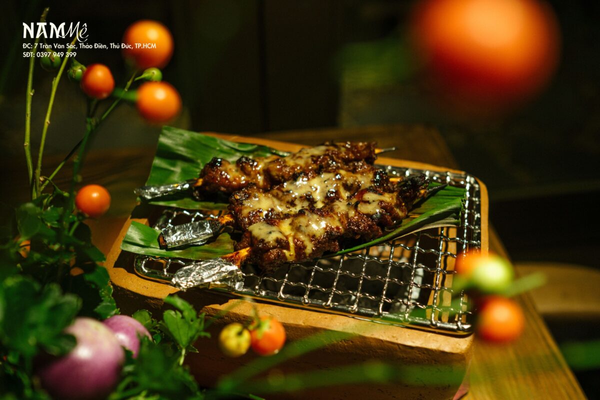 xiên bò nướng campuchia