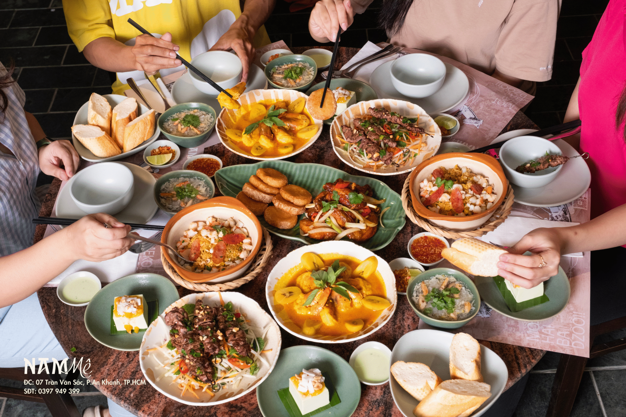 thực đơn tiệc thôi nôi tại nhà
