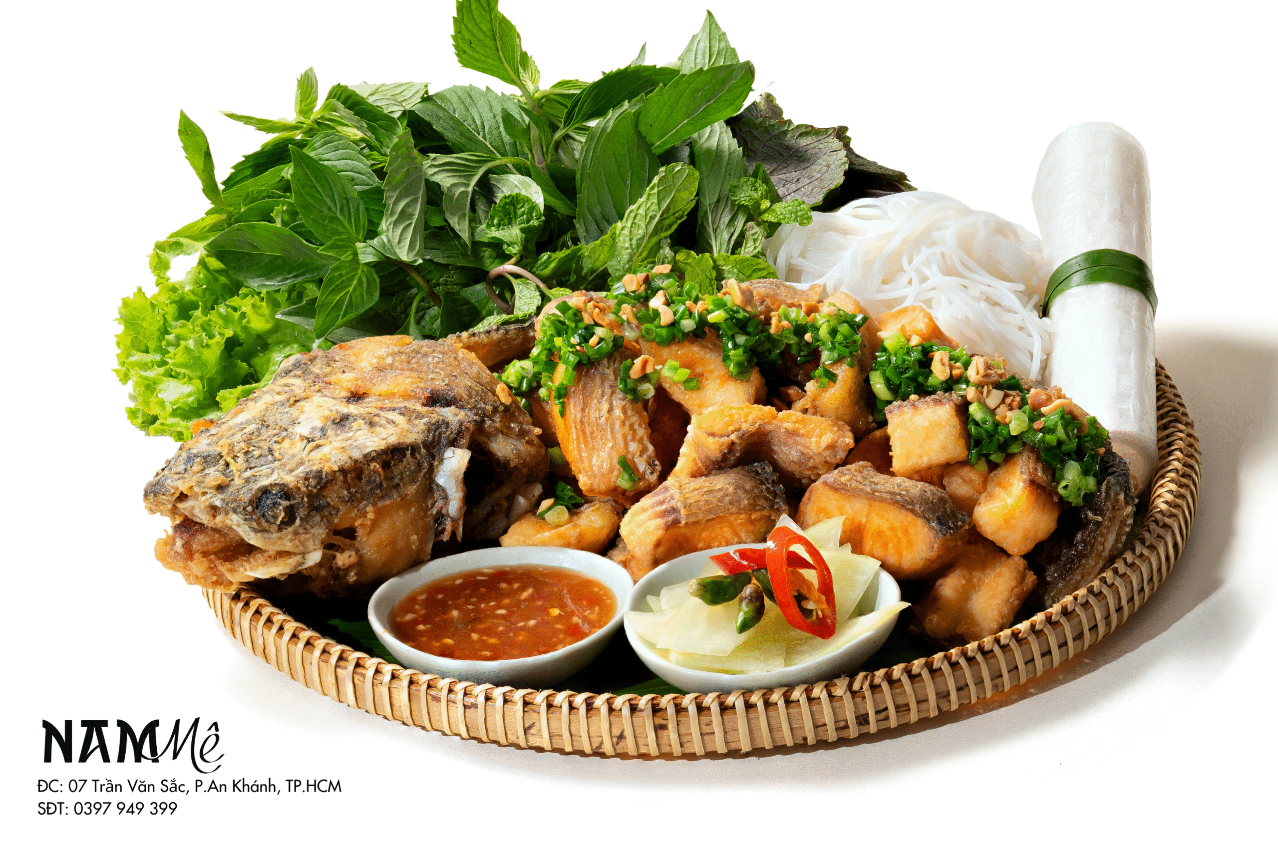 Cá Lóc Chiên Sả Chấm Mắm Me