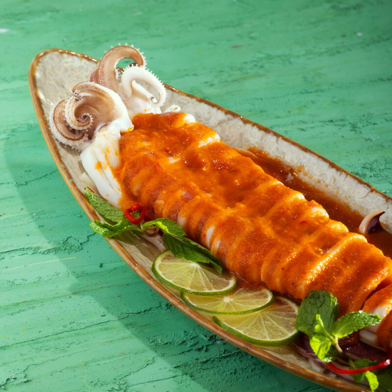 MỰC HẤP NỒNG CAY NAM MÊ