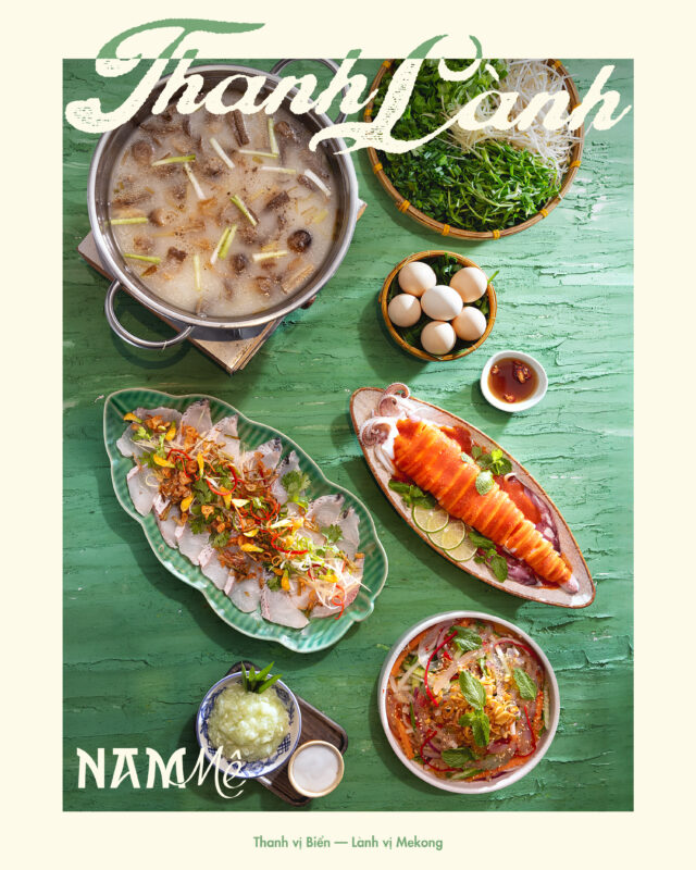 nhà hàng thảo điền nam mê - menu thanh lành 