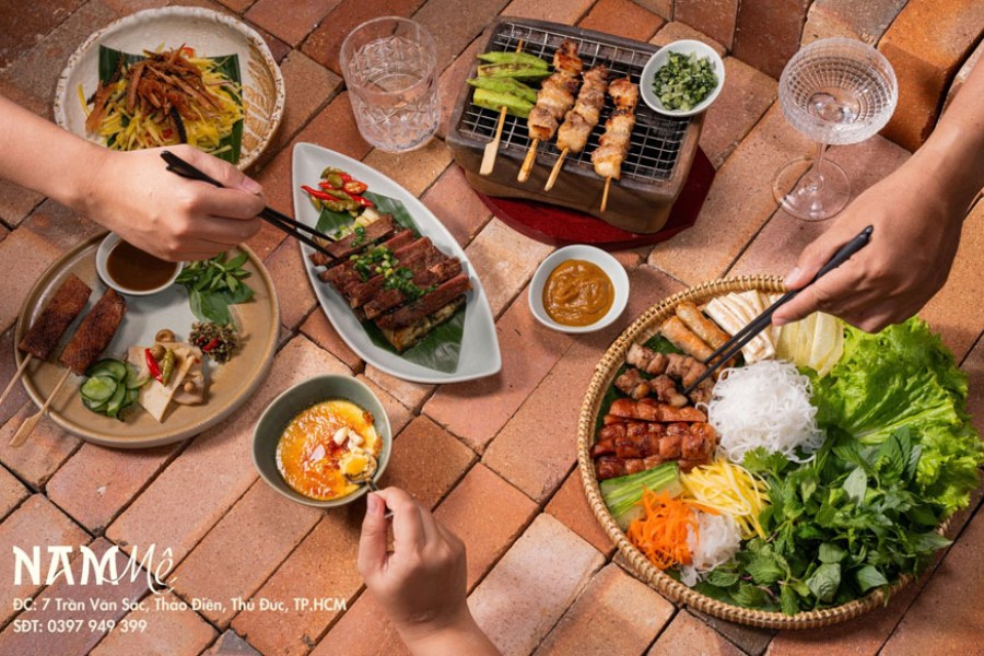 Best bun thit nuong for Breakfast in Saigon you must try